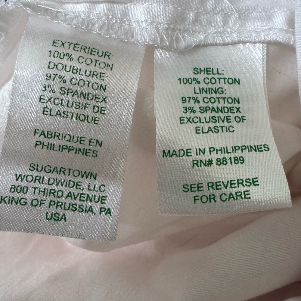 Lilly Pulitzer Neola Romper Poplin Cotton Ruffles size 12 - Picture 10 of 11